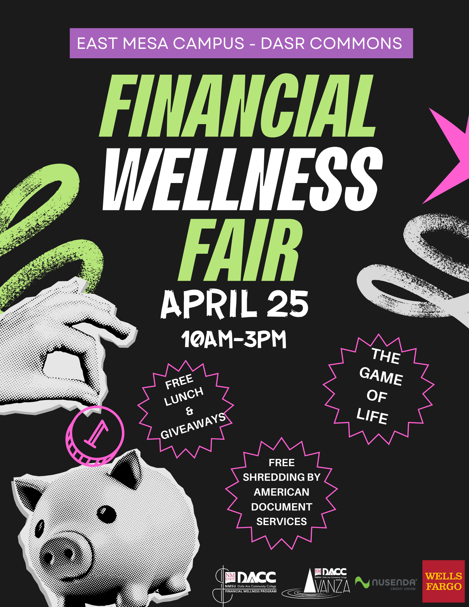 2024 DACC Financial Wellness Fair Flyer